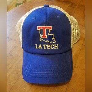 LA Tech Royal Blue Trucker Hat New Louisiana Tech